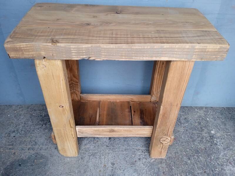 Workbench 90cm old solid wood