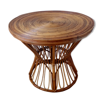 Table table rattan 1950