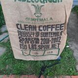 Set of 4 burlap bags