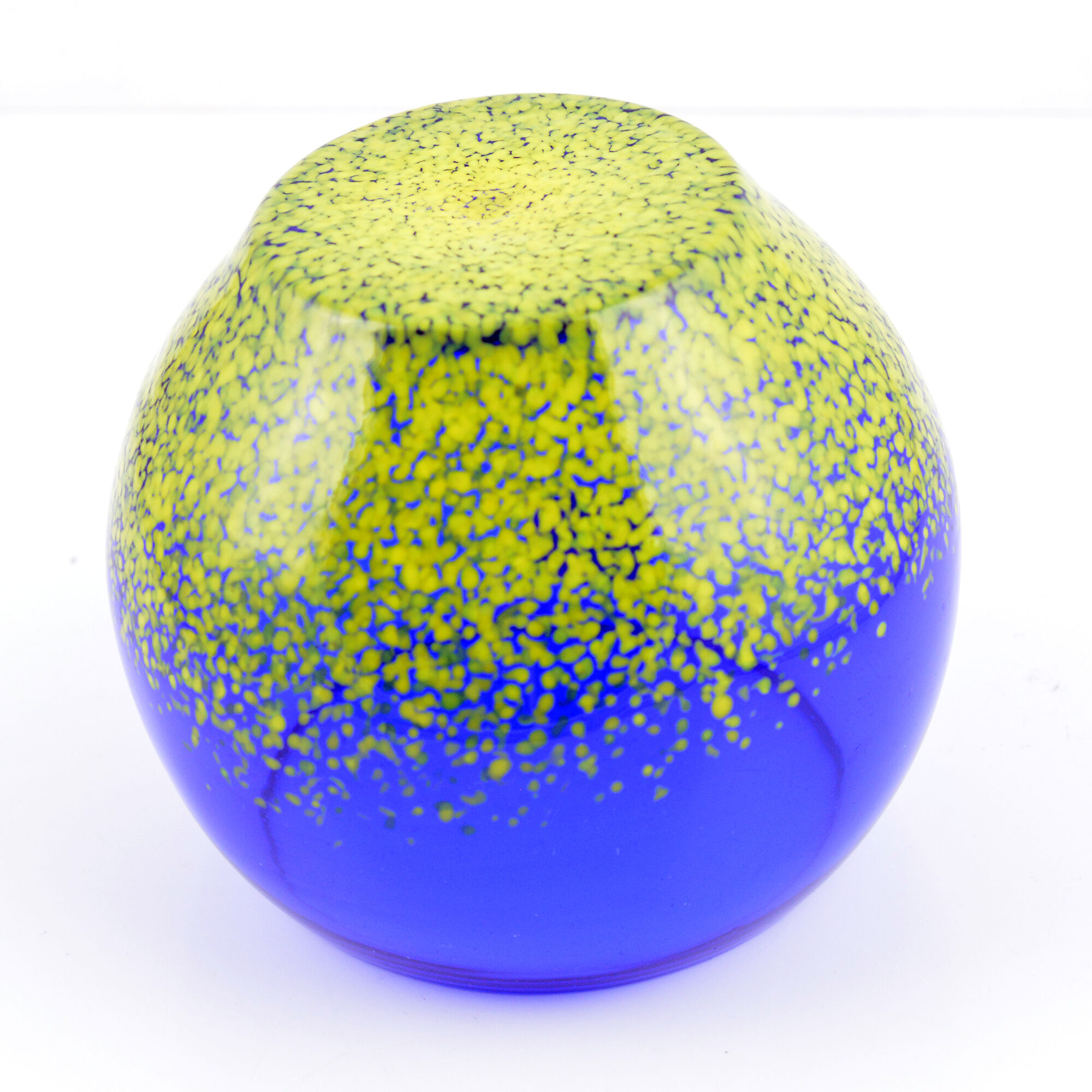 Joska Kristall Mundgeblasen cobalt glass bowl, Germany in the 1960s