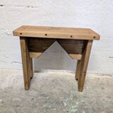 Small rustic bench