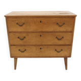 Commode scandinave en orme, Swedish modern, Suède, 1940