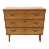 Commode scandinave en orme, Swedish modern, Suède, 1940