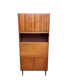 Vintage Scandinavian oak secretary desk, 1950s
