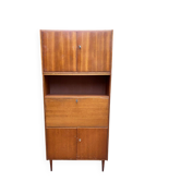 Vintage Scandinavian oak secretary desk, 1950s