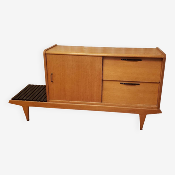 Vintage asymmetrical sideboard Gérard Guermonprez model Chantilly