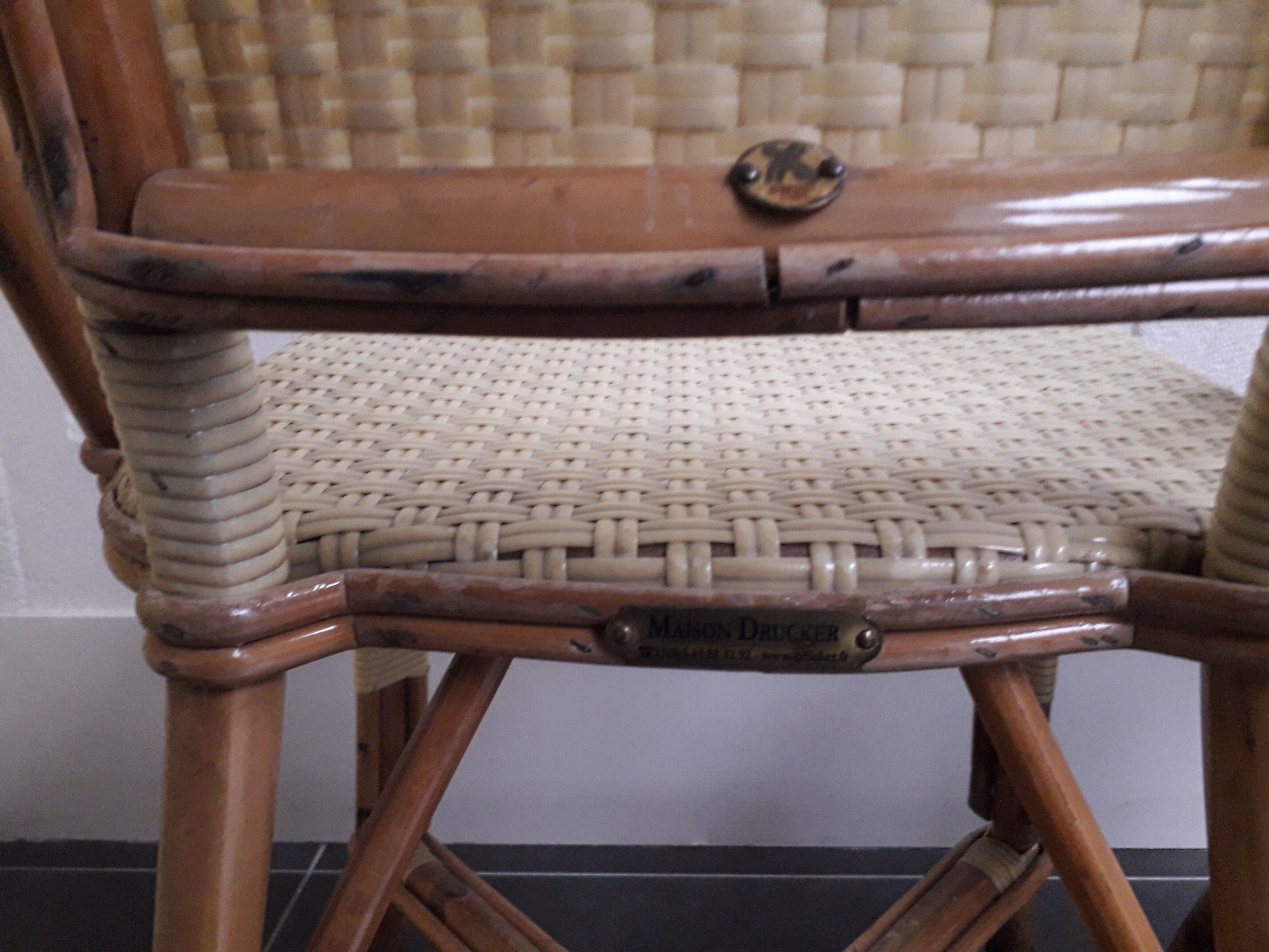 Drucker bistro chairs