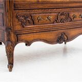 Oak Louis XV style chest of drawers, France, circa 1920.