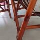 Sofa armchairs and coffee table in vintage rattan of six pieces