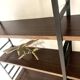 Vintage wall-mounted bookcase shelves in Rio rosewood