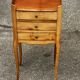 Pair of Louis XV style cherrywood bedside tables