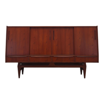 Teak highboard, Danish design, 1960s, production: Denmark