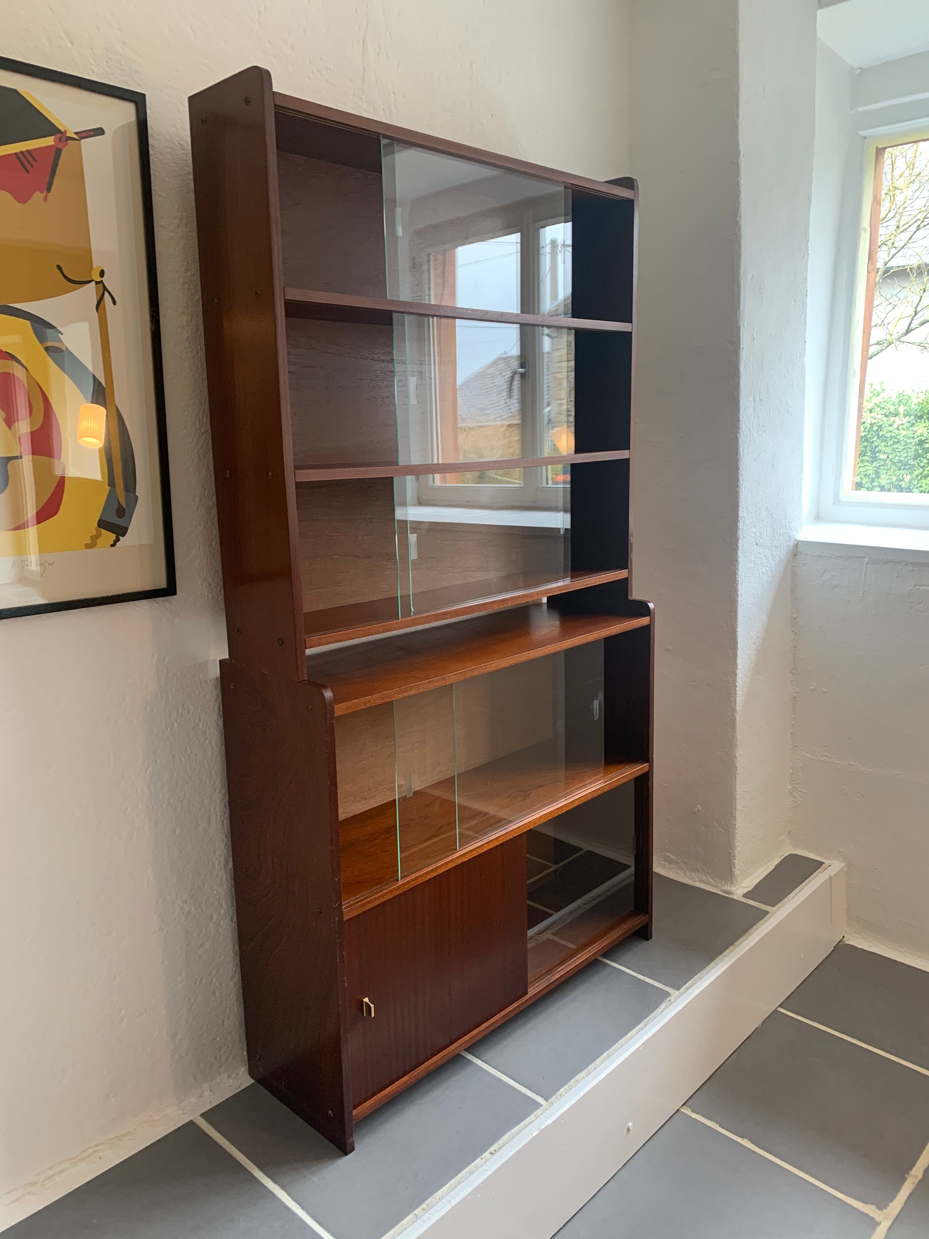 Vintage wood library 50s