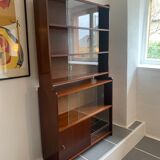 Vintage wood library 50s