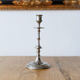 24cm pewter candlestick holder