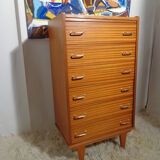 Vintage rag chest of drawers from the 60s