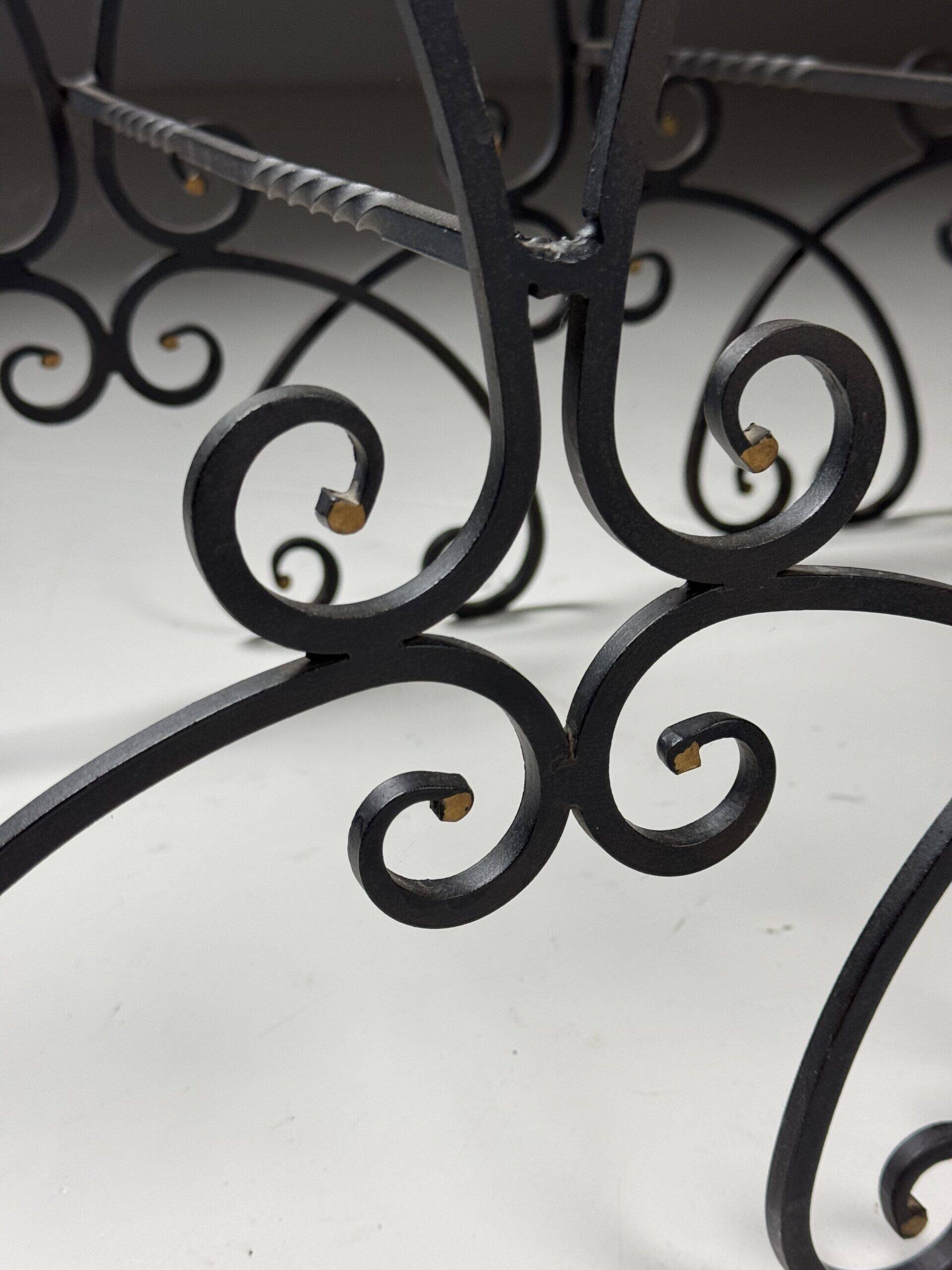 Set of 3 metal nesting tables 20th century