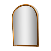 Miroir vintage en rotin