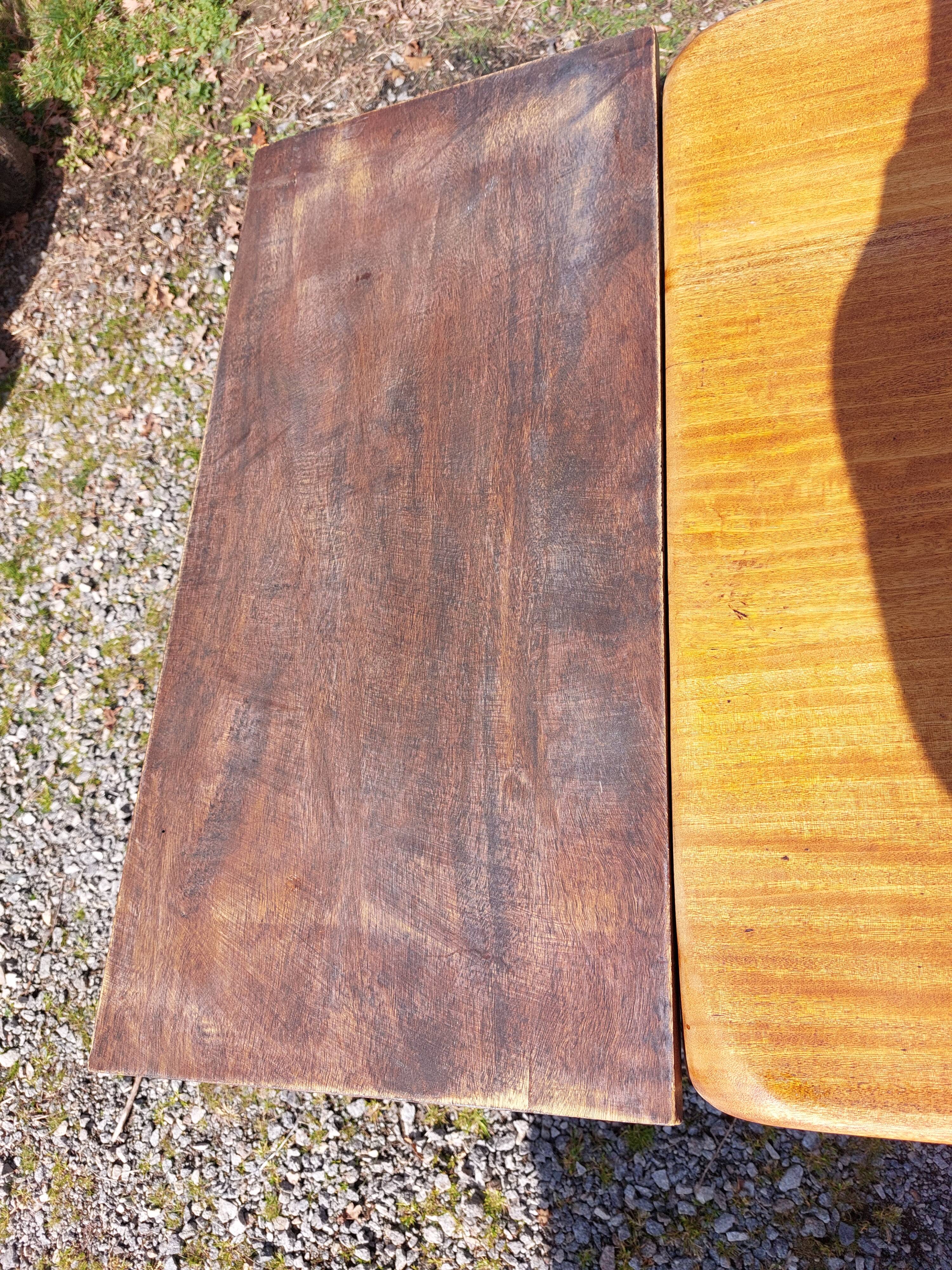 farm table with extensions, solid wood