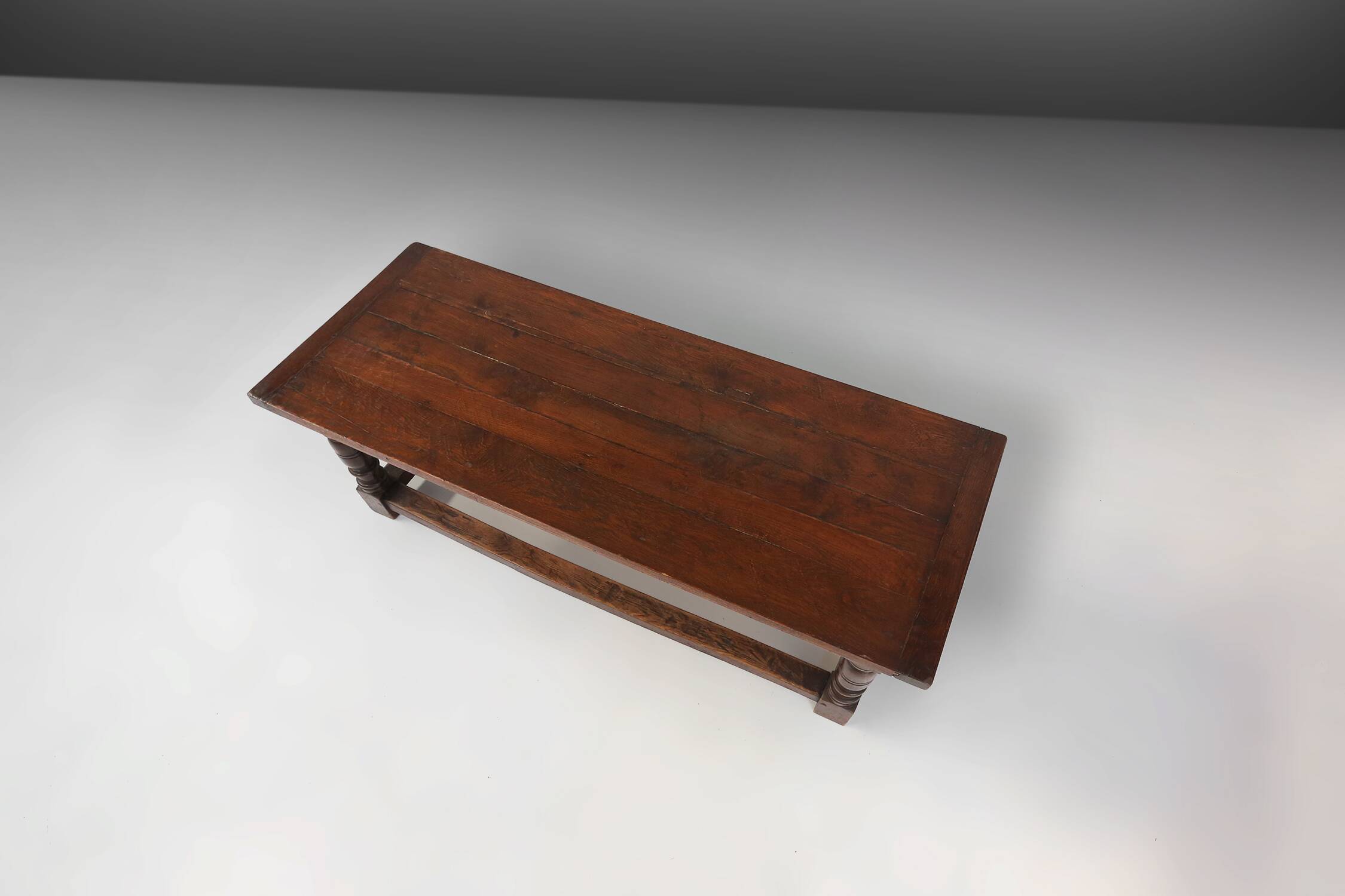 Antique Oak Table, France, 1850s