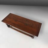 Table ancienne en chêne, France, années 1850