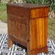 Commode coiffeuse, système en chemin de fer