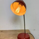 Red Industrial Gooseneck Table Lamp, 1960s