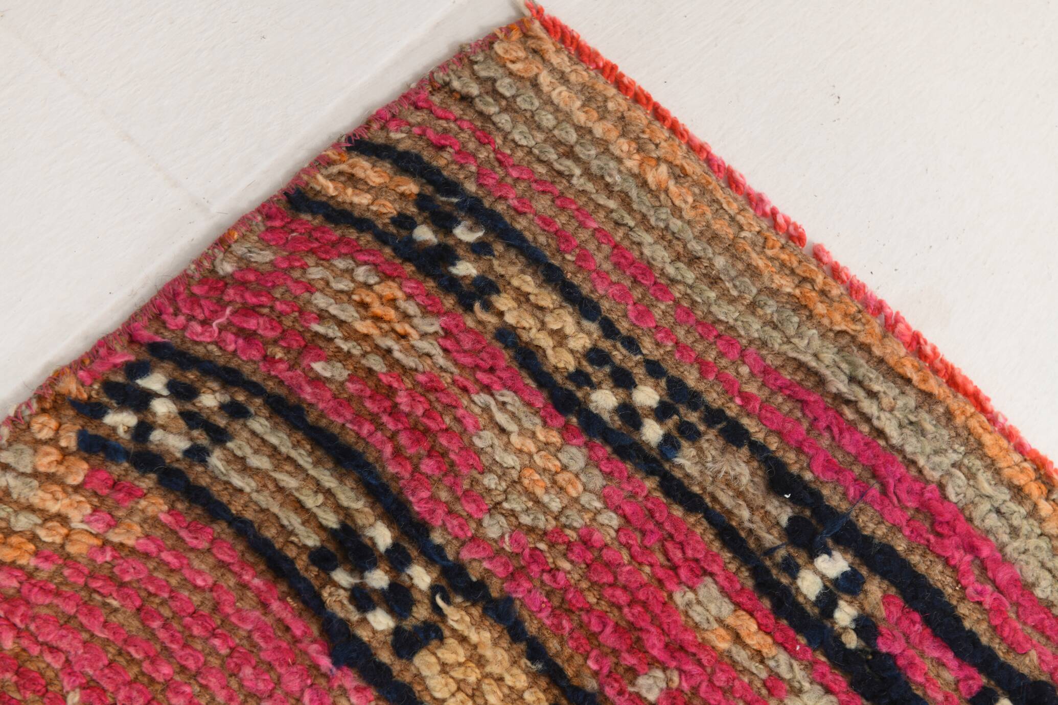 2x10 Pink Red Oriental Vintage Runner Rug