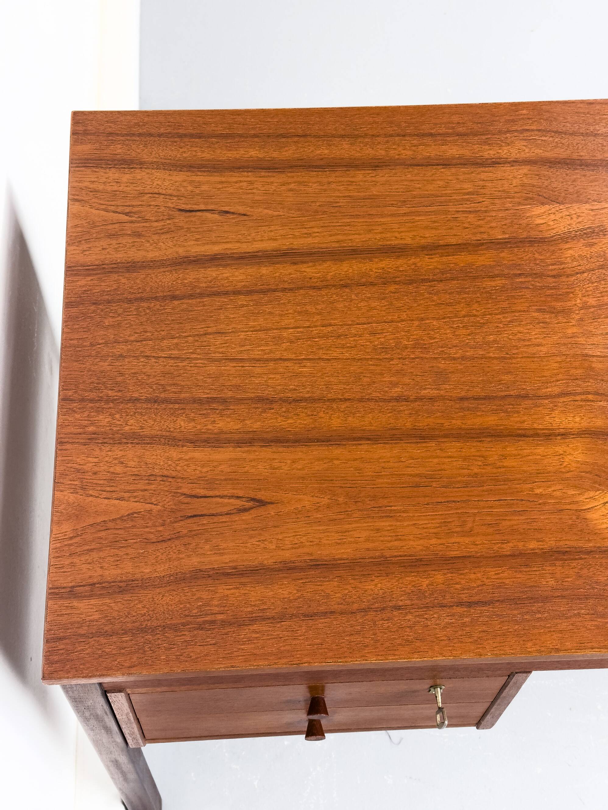 Teak desk with two drawers from Domino Møbler, 1960s
