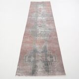 3x10 Rug For Kitchen Old Antique Turkish Runner Rug, 83x316Cm SK 5210