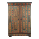 Cabinet de mariée peint d'art populaire, 1790