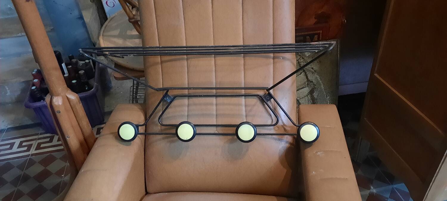 Wall-mounted coat rack, 1960s