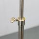 Adjustable Art Deco floor lamp, nickel, Czechoslovakia, 1930s