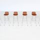 Charlotte Perriand set of six bar stools Les Arcs Ski Resort France 1960