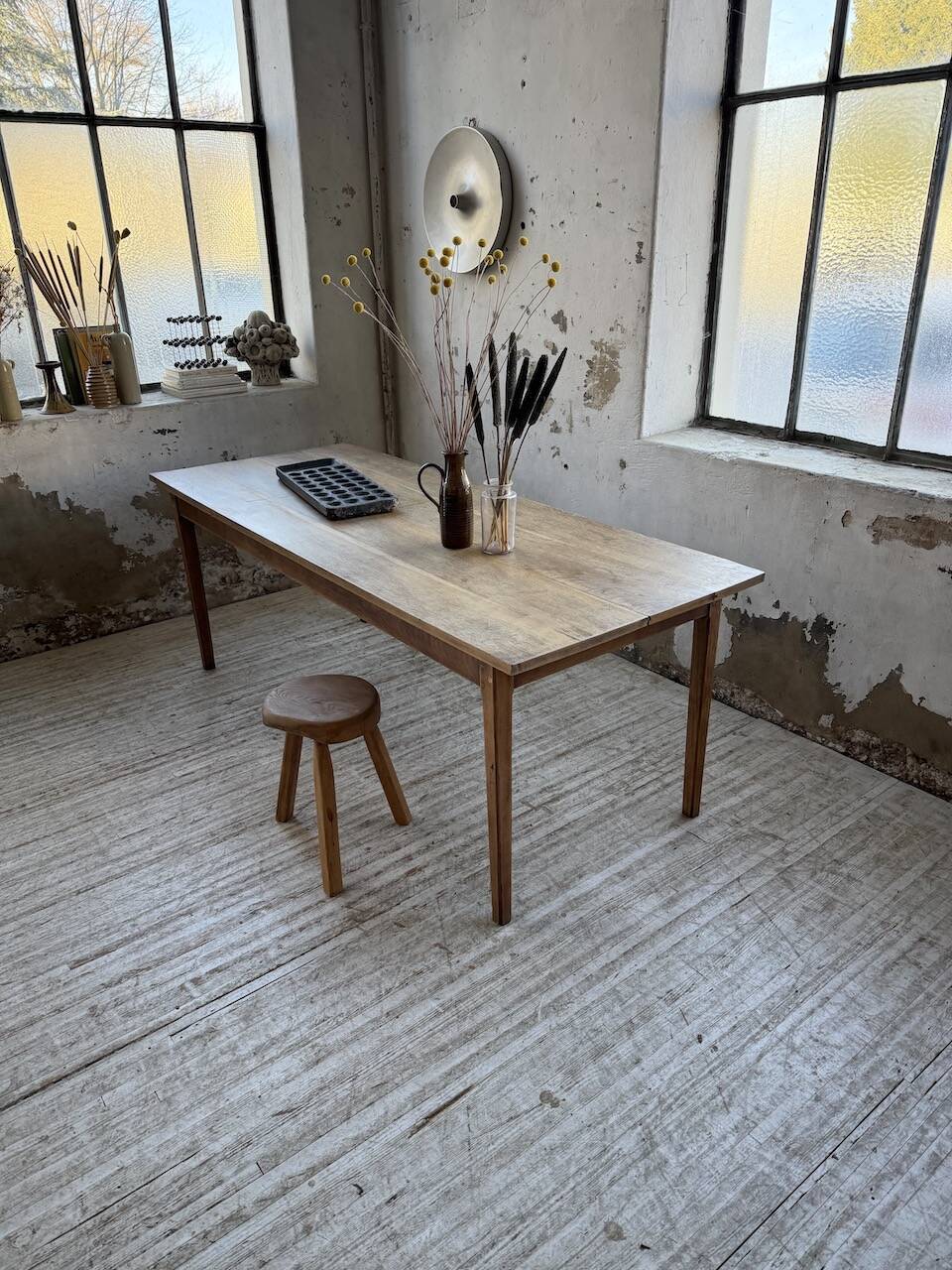 Oak farmhouse table 200cm