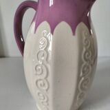 Pichet Villeroy & Boch Mettlach Ehrang, cream and plum