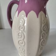 Pichet Villeroy & Boch Mettlach Ehrang, cream and plum
