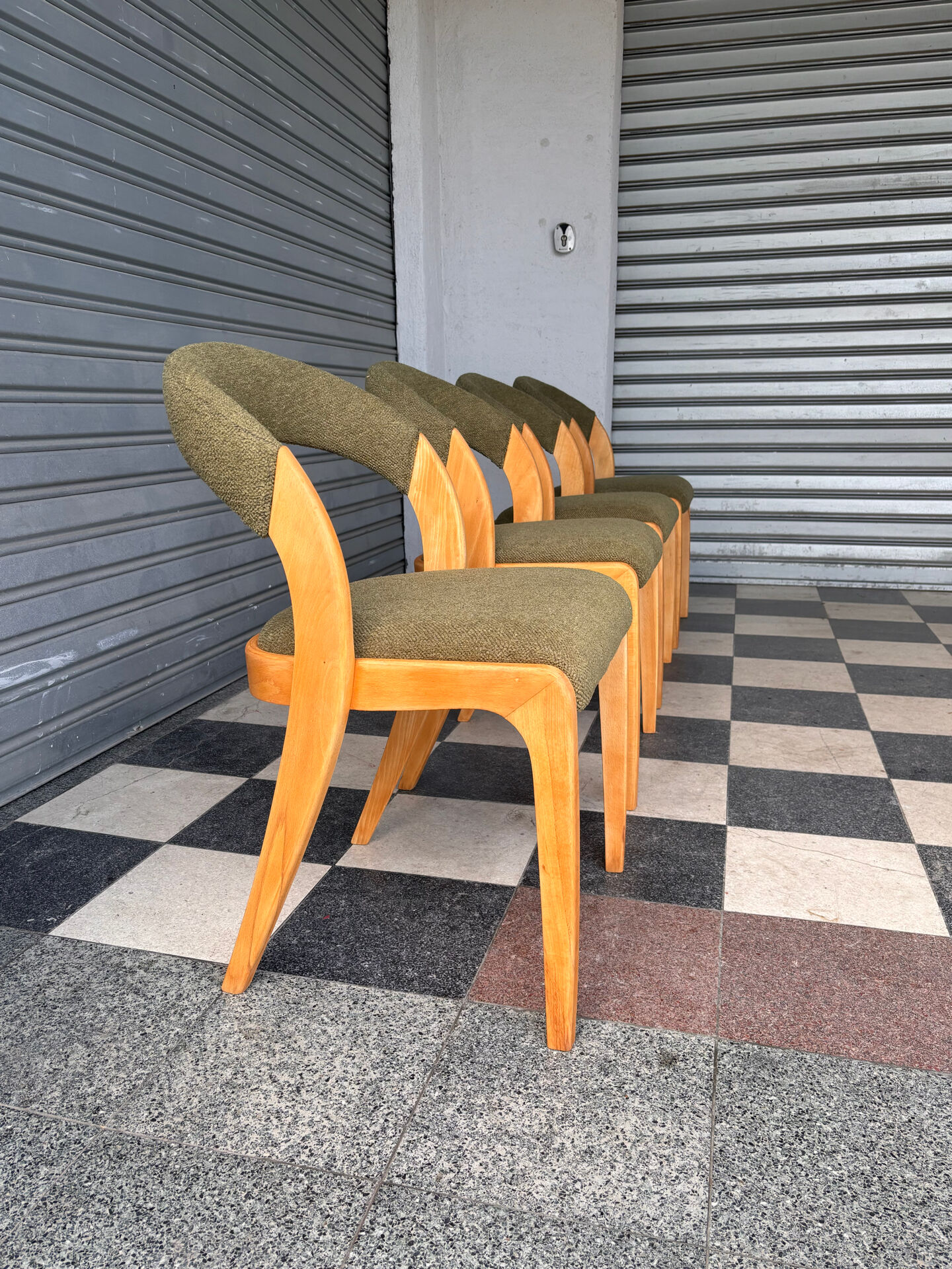 Set de 4 chaises gondoles Baumann