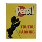 Metal plate parsley, toutou parking