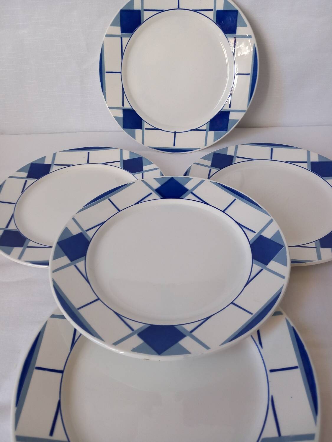 Sarreguemines Efel dessert plates