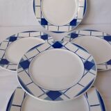 Sarreguemines Efel dessert plates