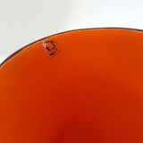 Black & orange vintage vase, 1950