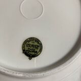 Monogram DK porcelain plates