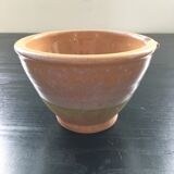 Glazed terracotta salad bowl