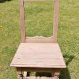 Chaise en chêne pièce unique