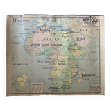 Old map Political Africa - n°17 and 17 bis by Vidal Lablache