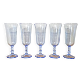 5 flûtes à champagne