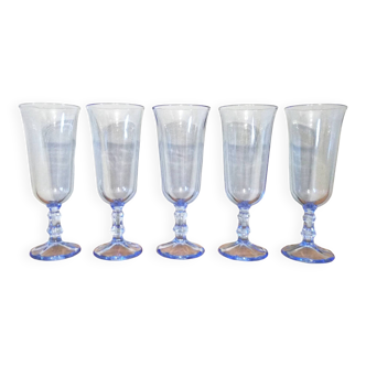 5 flûtes à champagne