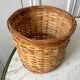 Rattan and bamboo pot cover worked 70s