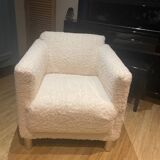 White tulle armchair